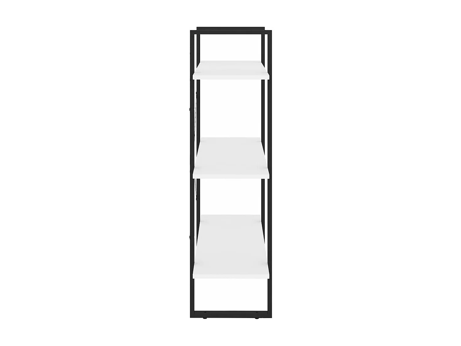 Bücherregal Weiß 80x30x105 cm Holzwerkstoff