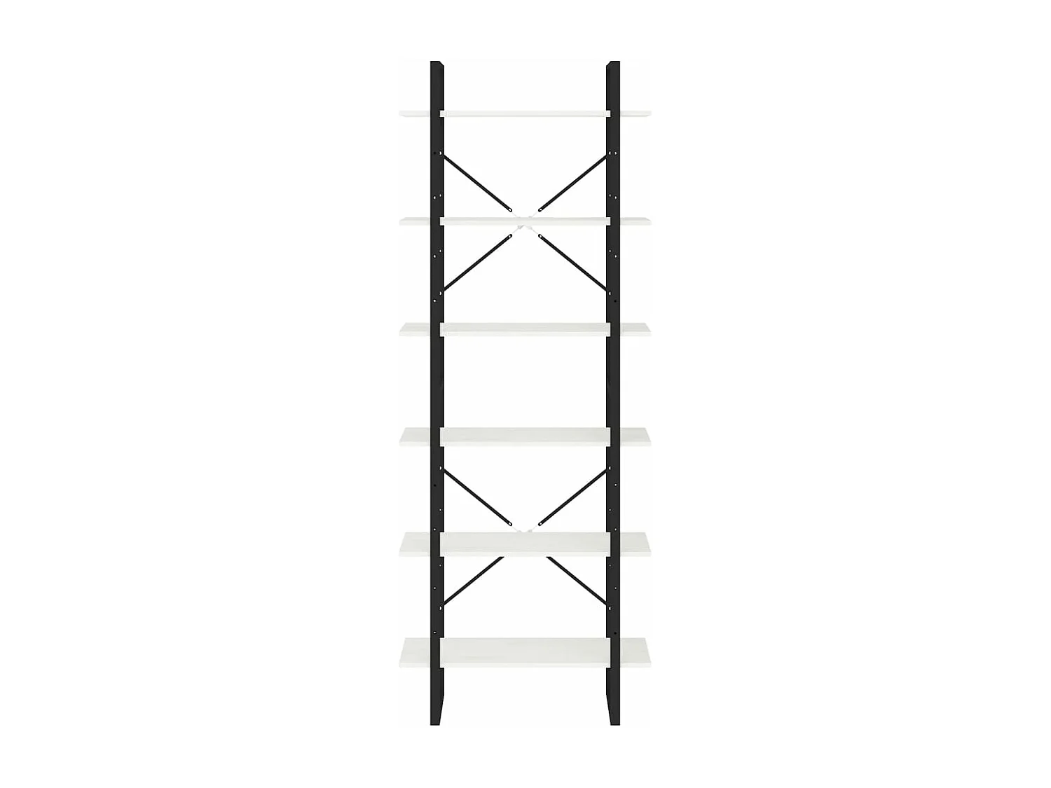 Armoire haute Blanc 80x30x210 cm Bois de pin solide