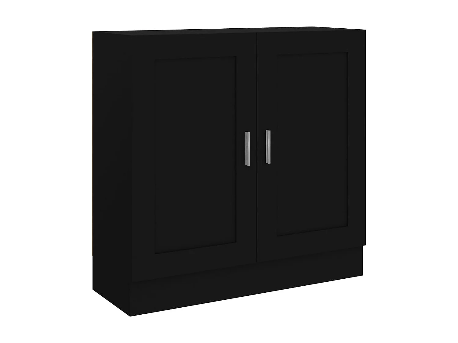 Bibliothèque Noir 82,5x30,5x80 cm Bois d'ingénierie