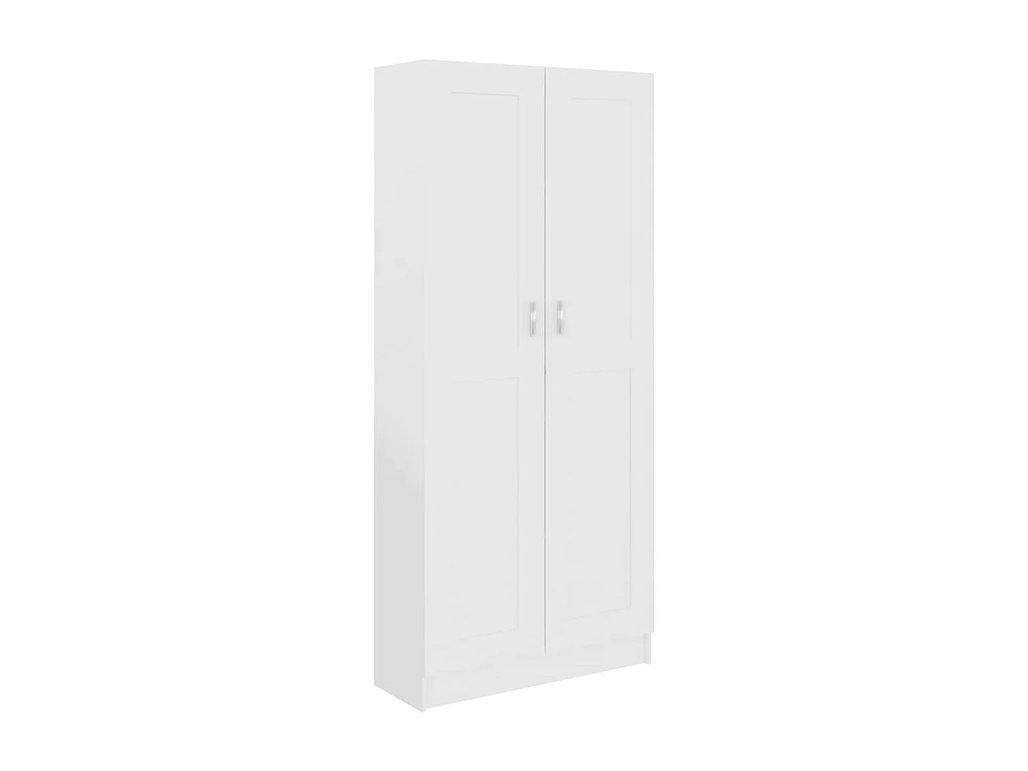 Bibliothèque Blanc 82,5x30,5x185,5 cm Bois d'ingénierie
