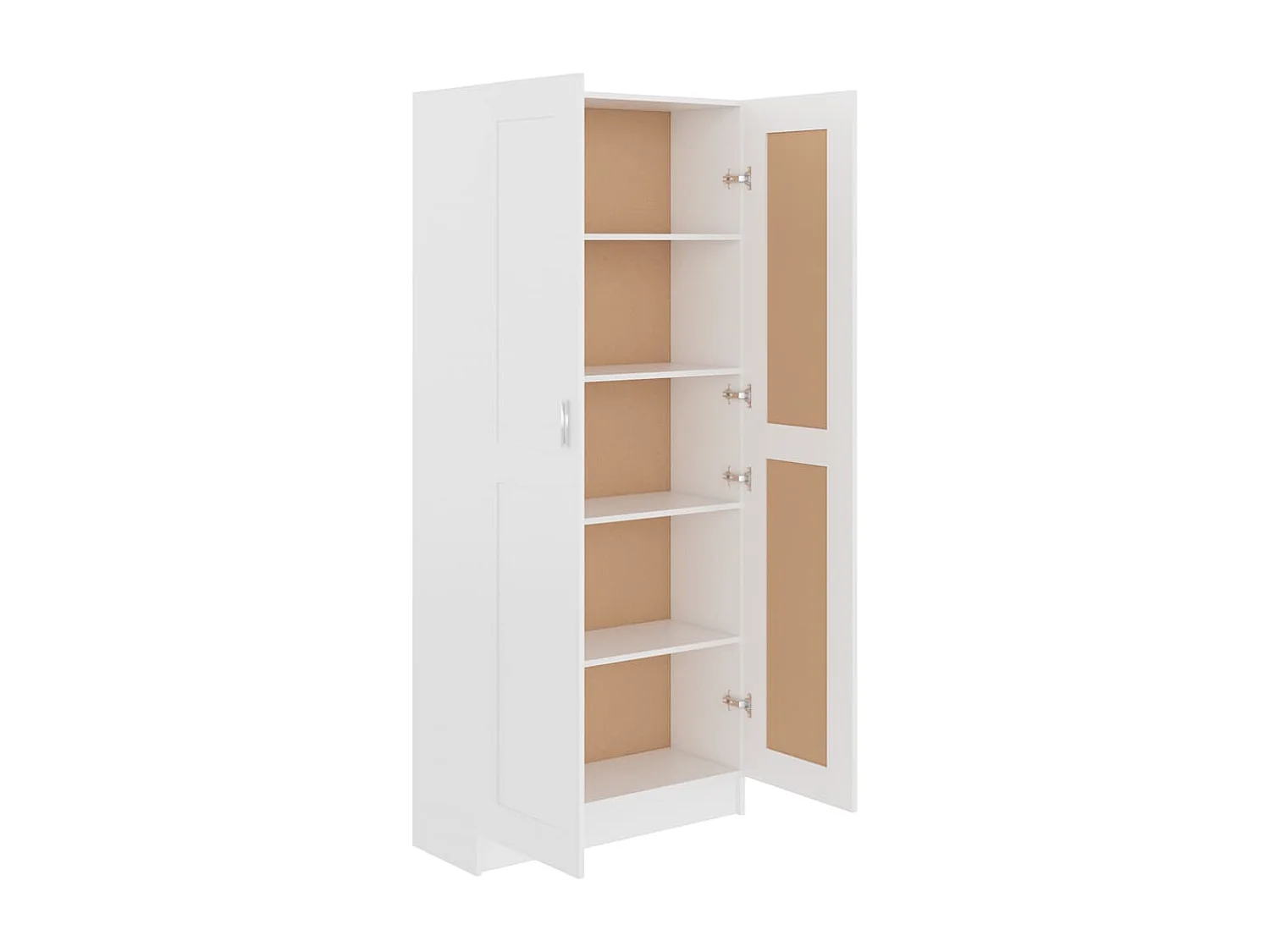 Bibliothèque Blanc 82,5x30,5x185,5 cm Bois d'ingénierie