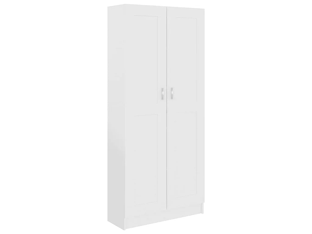 Bibliothèque Blanc 82,5x30,5x185,5 cm Bois d'ingénierie