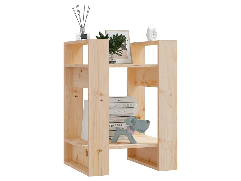Bibliothèque/Séparateur de pièce 41x35x57 cm Pin massif