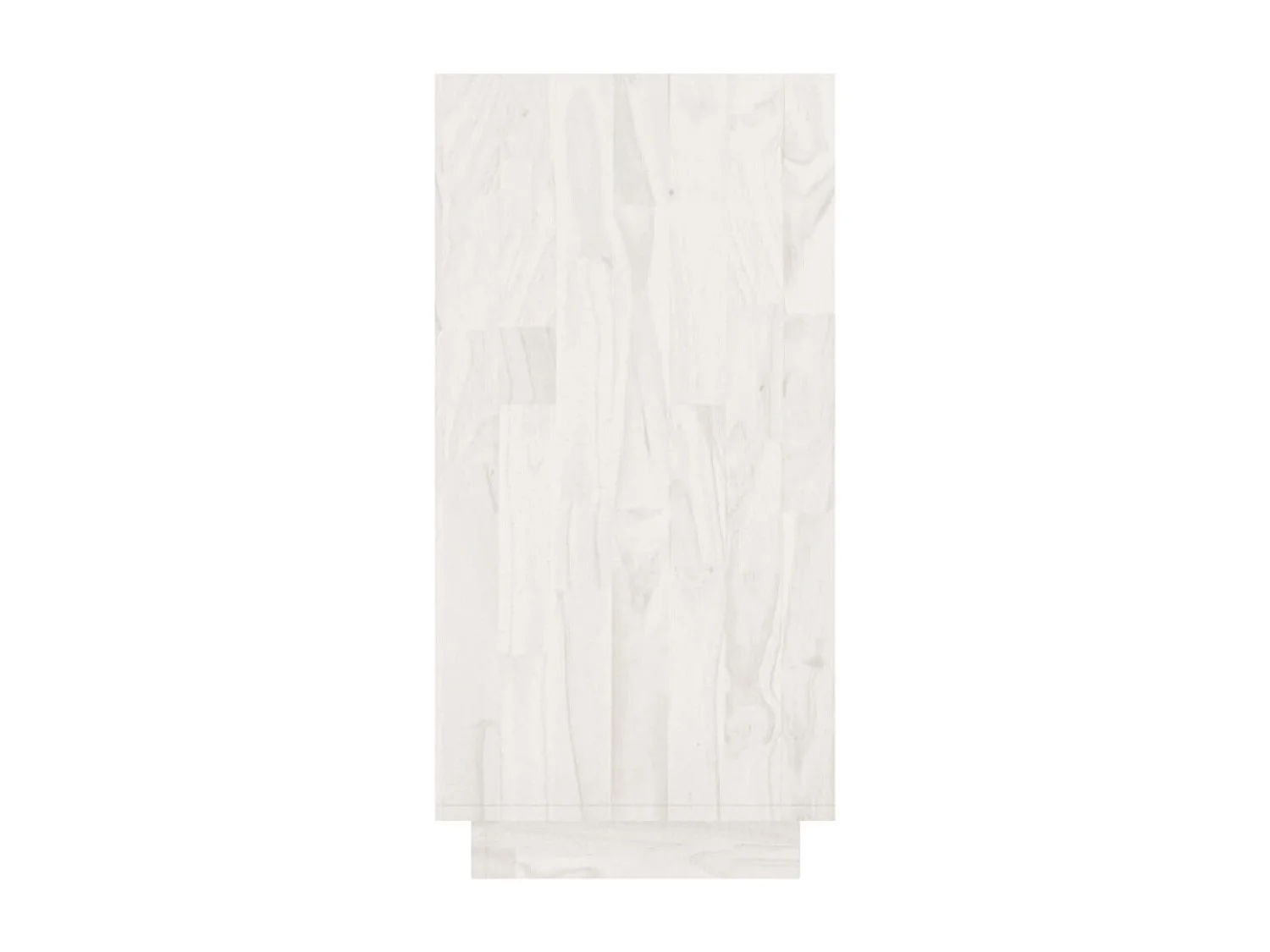 Bücherregal Weiß 80x35x71 cm Massivholz Kiefer