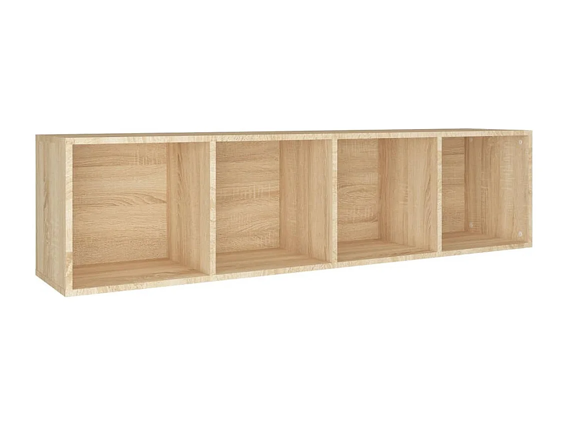 Bibliothèque/Meuble TV Chêne sonoma 36x30x143cm Bois ingénierie