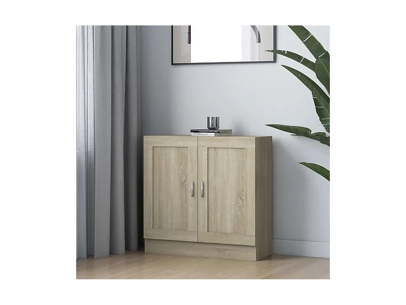 Bibliothèque Chêne sonoma 82,5x30,5x80 cm Bois d'ingénierie