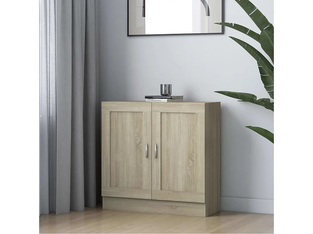 Bücherschrank Sonoma-Eiche 82,5x30,5x80 cm Holzwerkstoff
