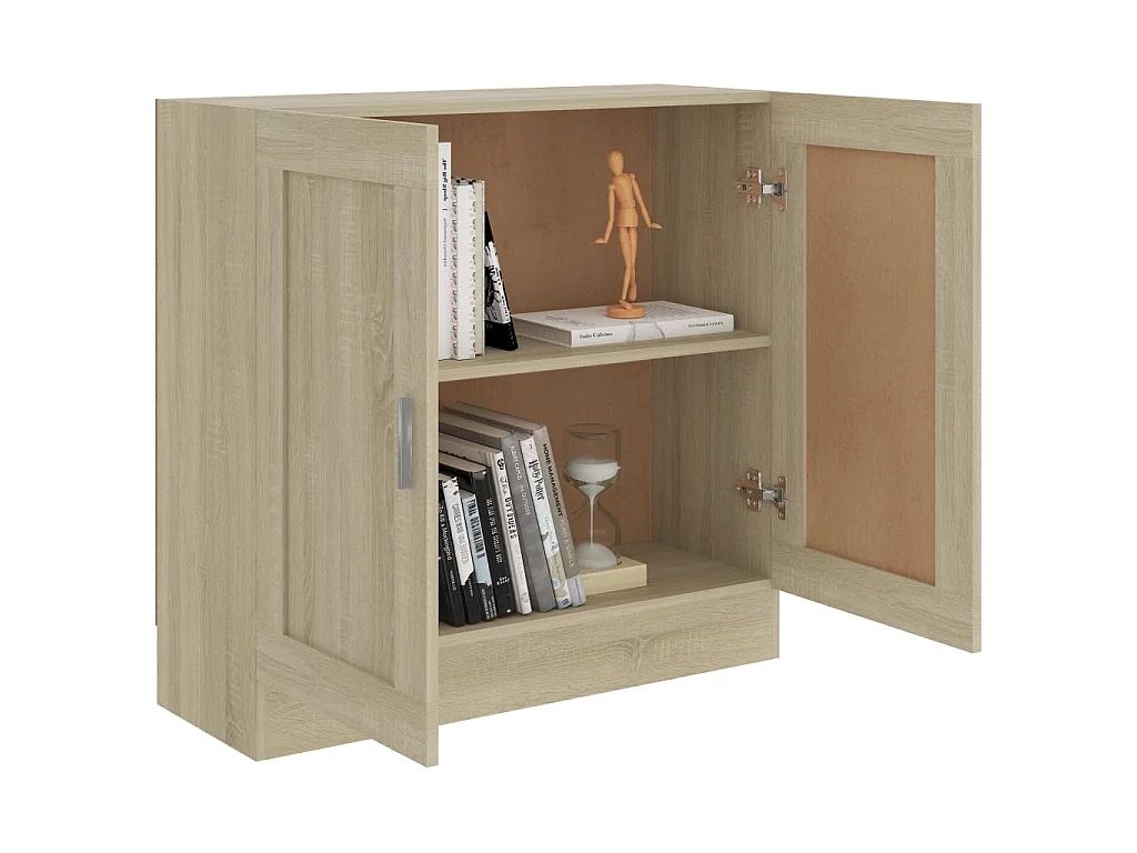 Bibliothèque Chêne sonoma 82,5x30,5x80 cm Bois d'ingénierie
