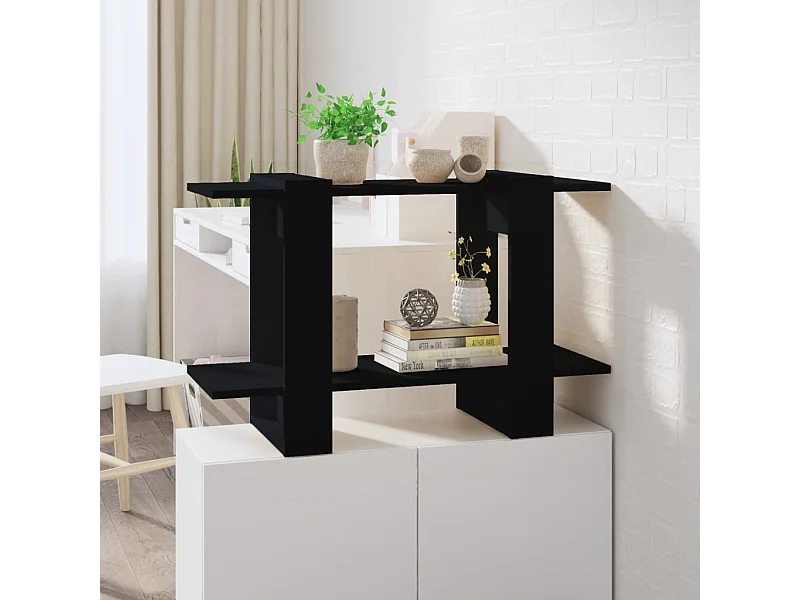 Estante/divisória 80x30x51 cm preto