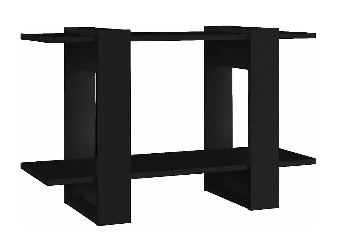 Estante/divisória 80x30x51 cm preto