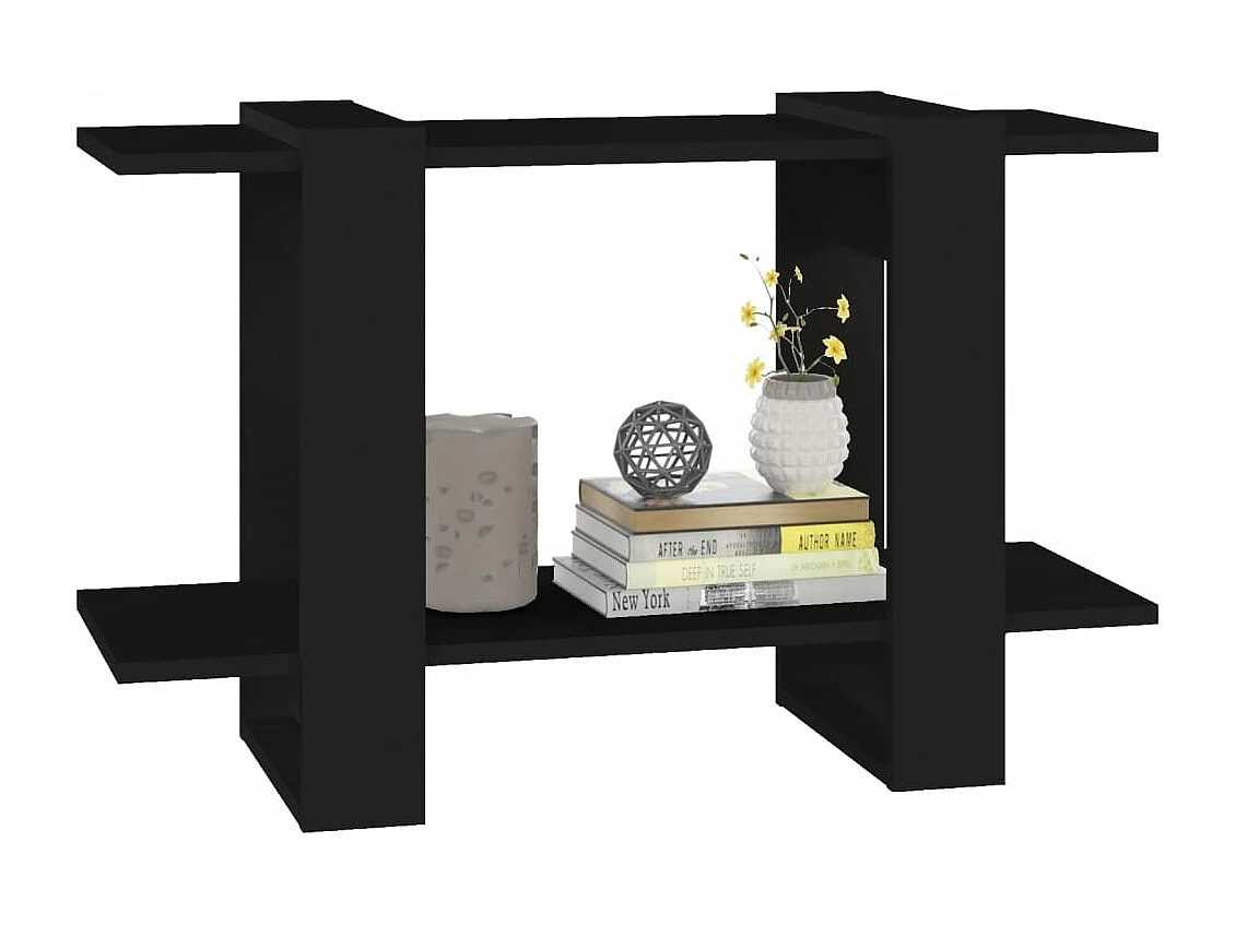 Estante/divisória 80x30x51 cm preto