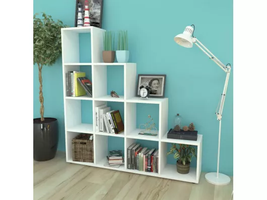 Kauf Unique Treppenregal Bücherregal 142 cm Weiß