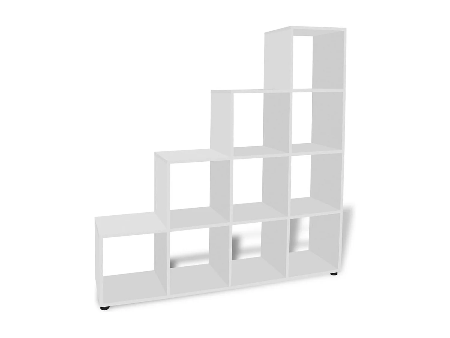 Libreria / Scaffale Espositore a Scala 142 cm Bianco