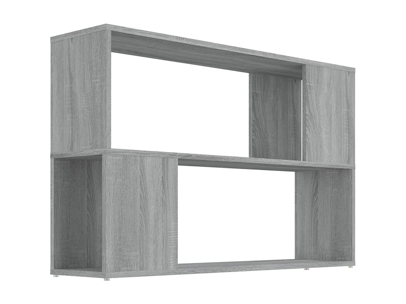 Estante 100x24x63 cm derivados de madeira cinzento sonoma