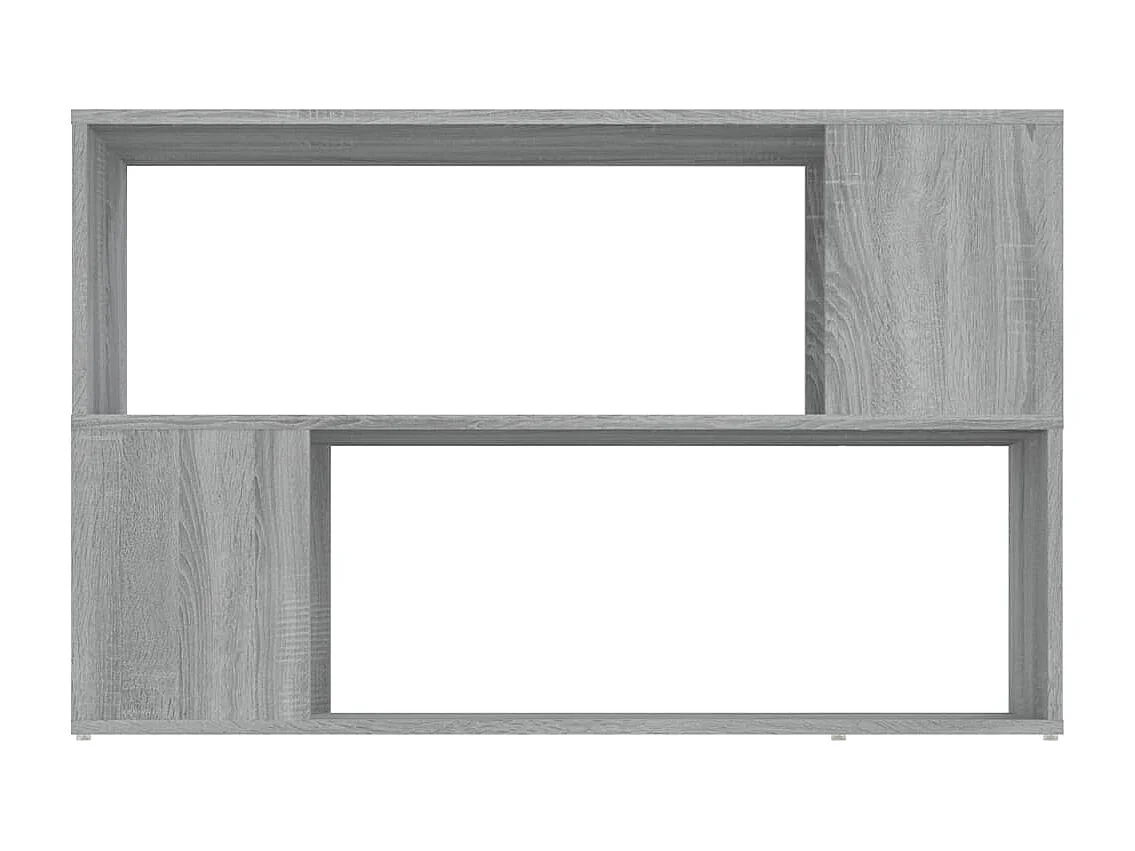 Estante 100x24x63 cm derivados de madeira cinzento sonoma