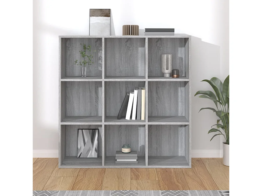 Armoire à livres sonoma gris 98x29x97,5 cm