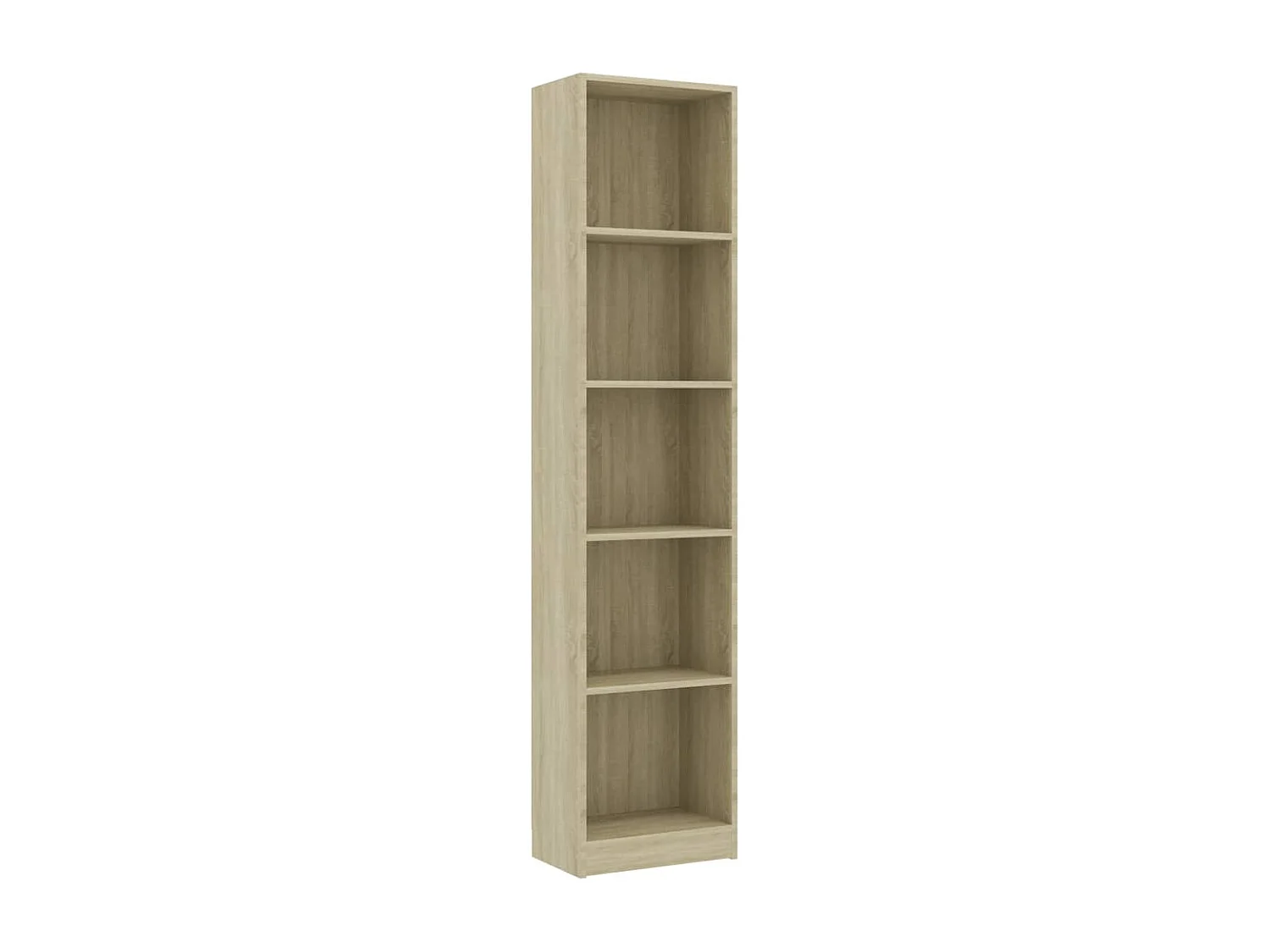 Bibliothèque à 5 niveaux Chêne sonoma Bois d'ingénierie