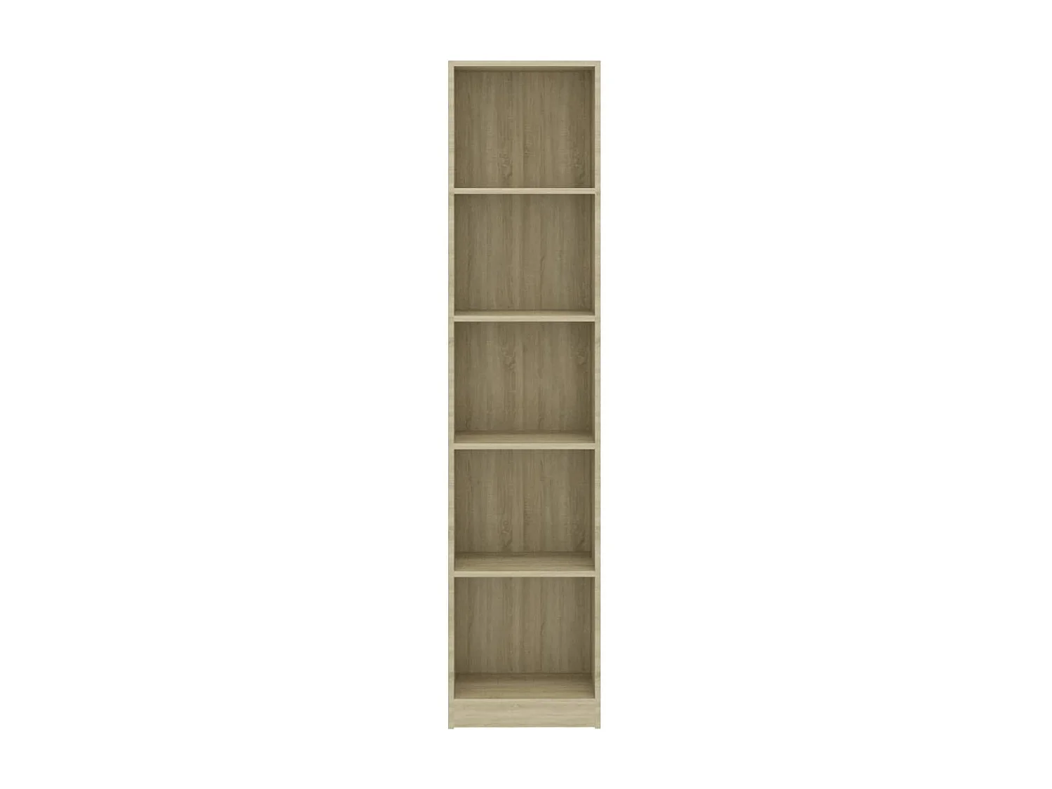 Bibliothèque à 5 niveaux Chêne sonoma Bois d'ingénierie