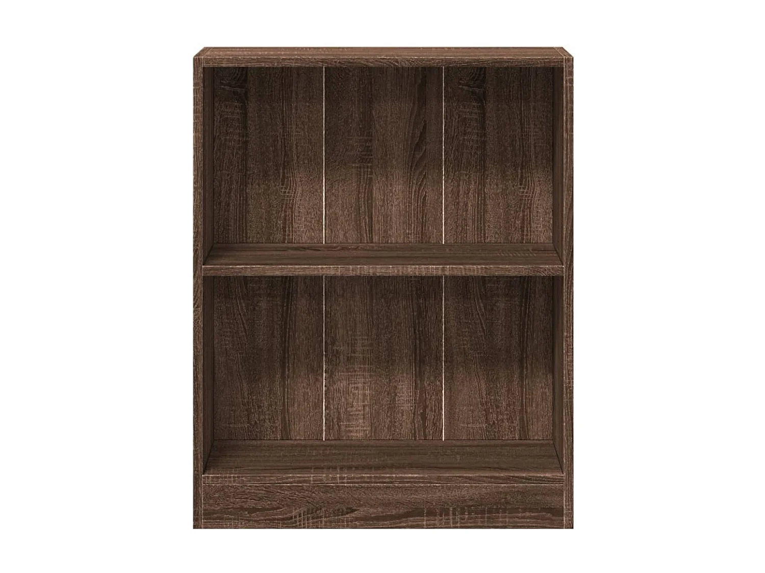 Bücherregal Braun Eichen-Optik 60x24x76 cm Holzwerkstoff