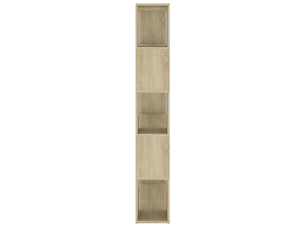 Bibliothèque/Séparateur de pièce Chêne sonoma Bois d'ingénierie