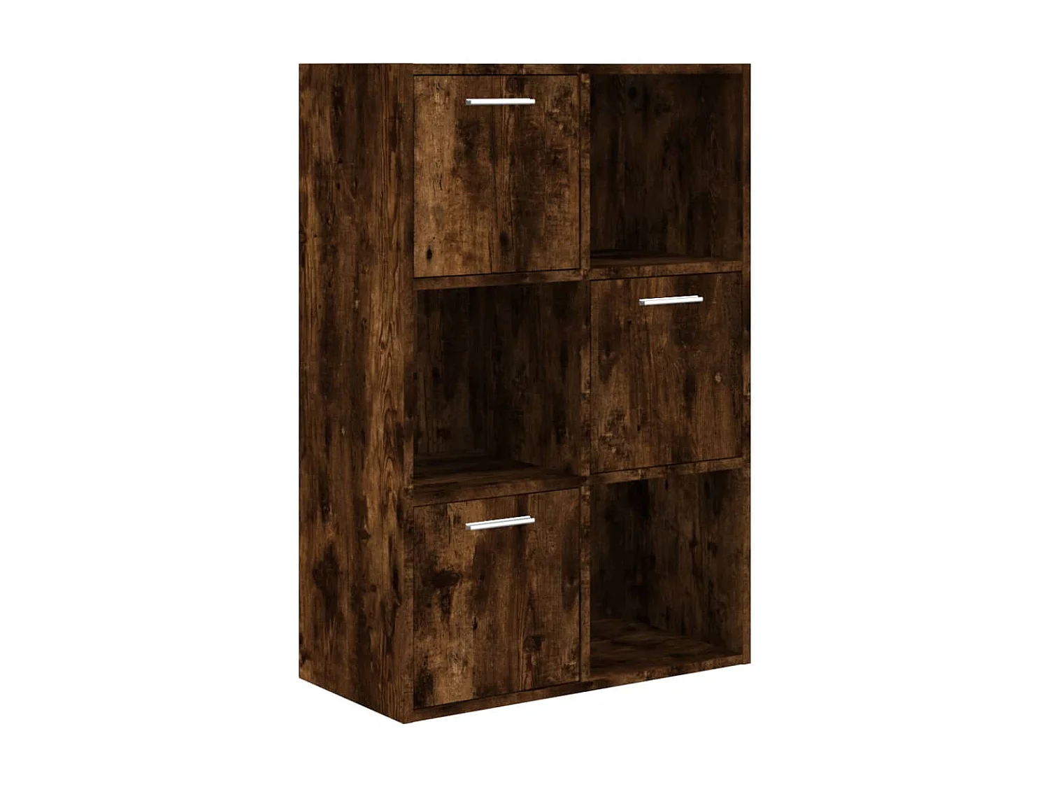 Armoire de rangement Chêne fumé 60x29,5x90 cm