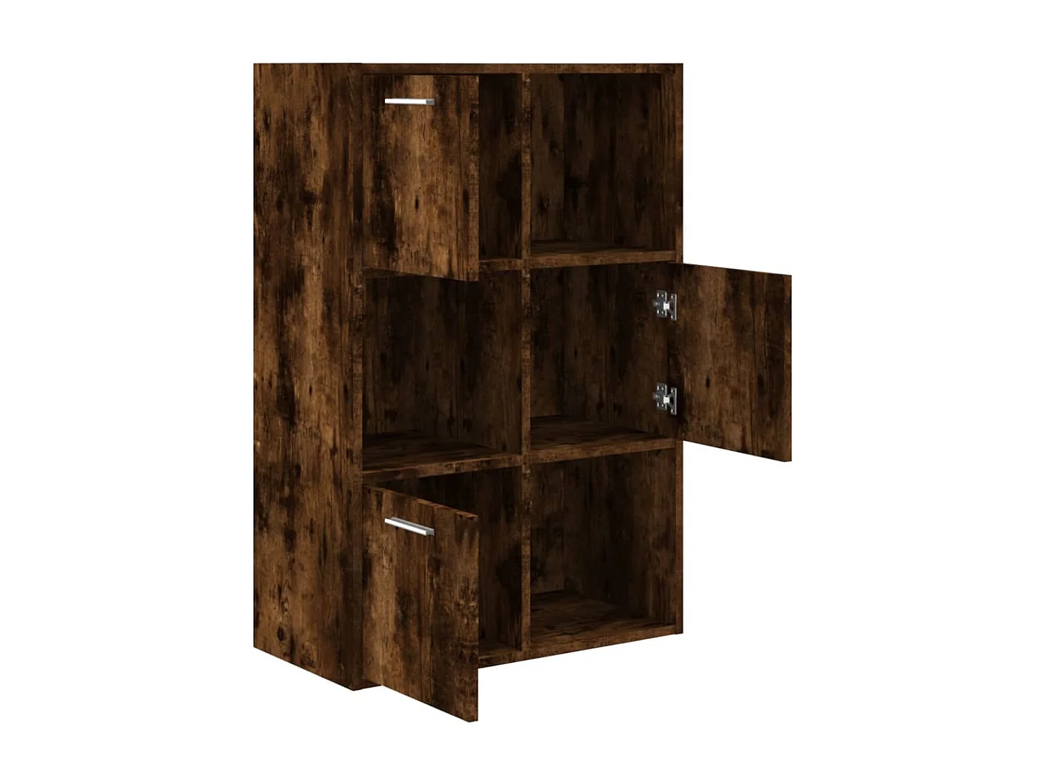 Opbergkast 60x29,5x90 cm gerookt eikenkleurig