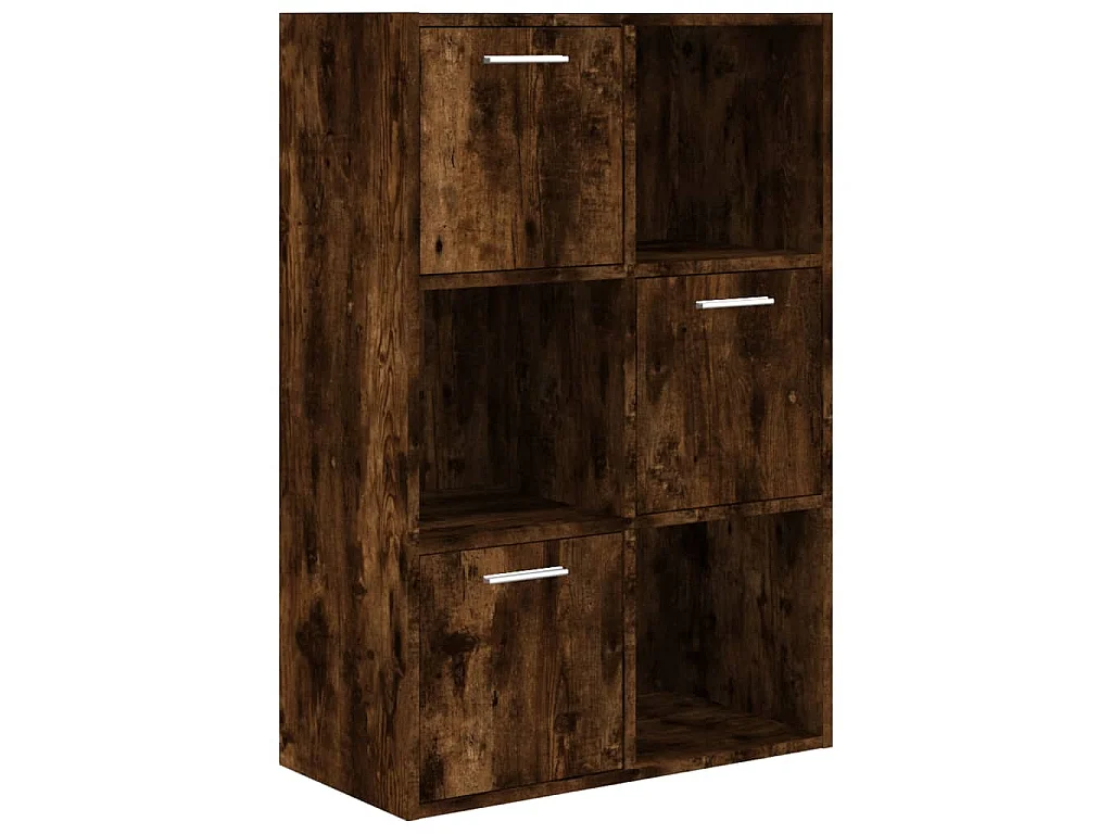 Opbergkast 60x29,5x90 cm gerookt eikenkleurig
