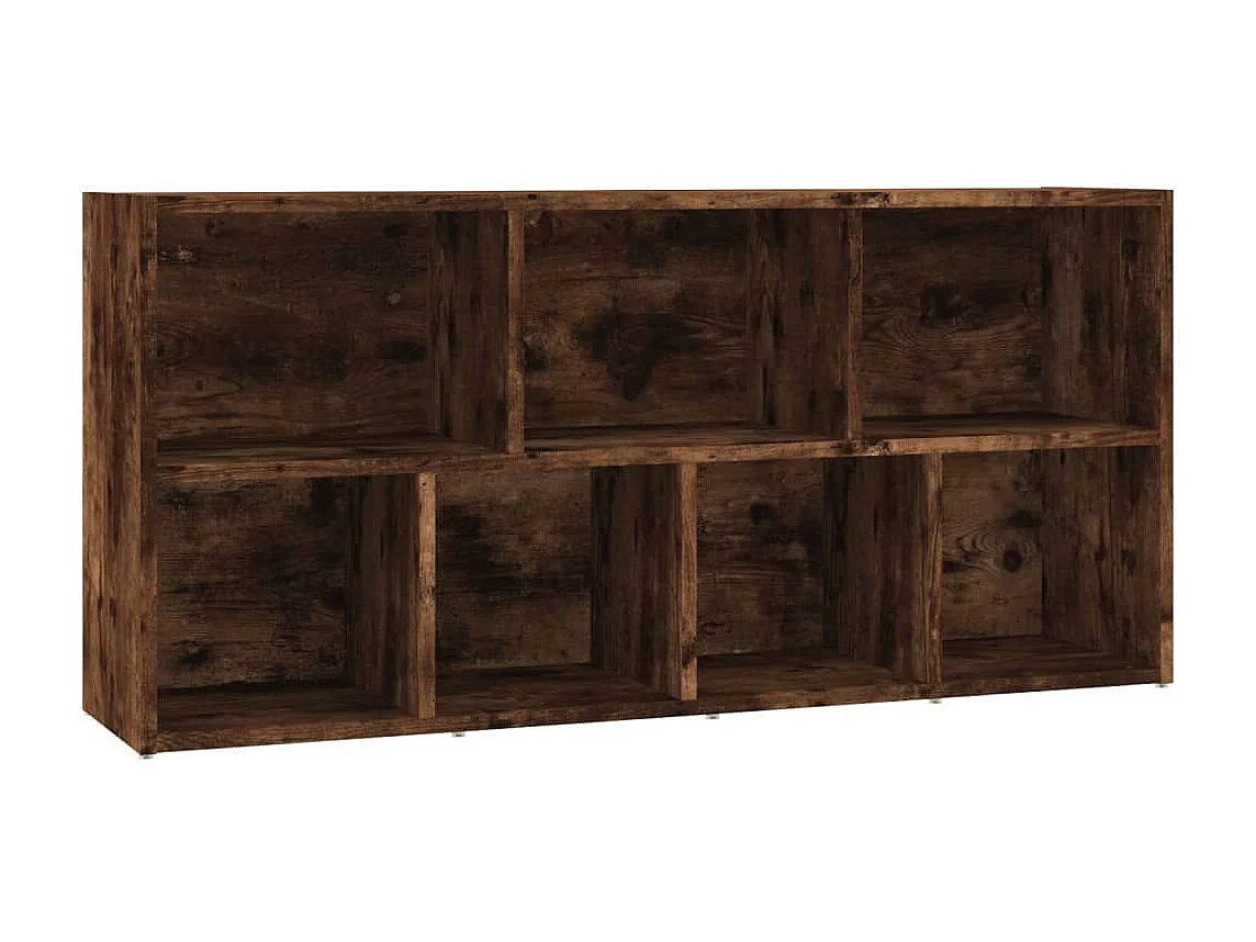 Armoire à livres Chêne fumé 50x25x106 cm