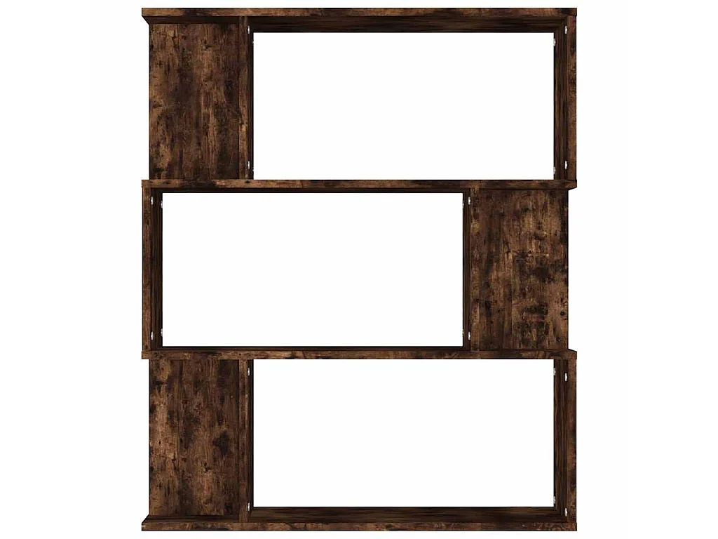 Bücherregal/Raumteiler Räuchereiche 80x24x96 cm Holzwerkstoff