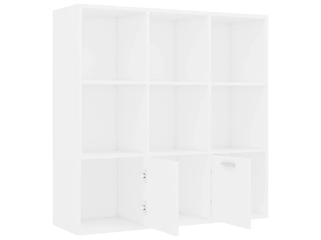 Estante 98x30x98 cm derivados de madeira branco