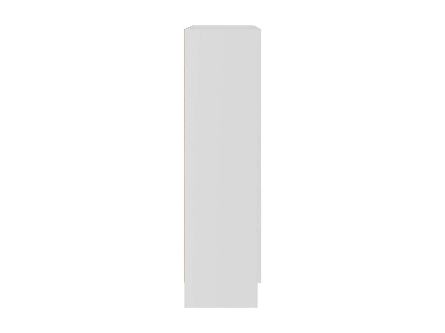 Armário vitrine 82,5x30,5x115 cm derivados de madeira branco