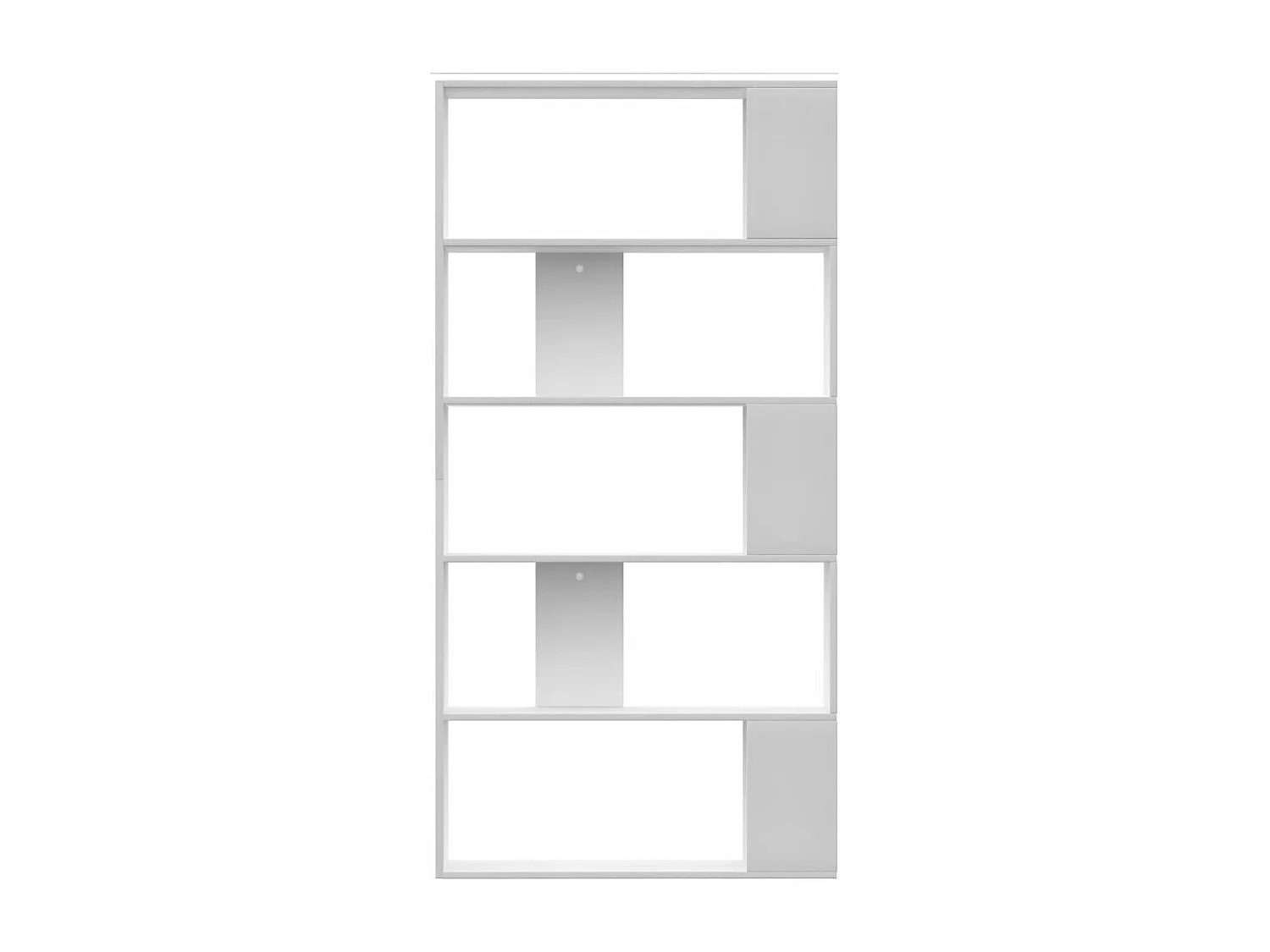 Bibliothèque/Séparateur de pièce Blanc Bois d'ingénierie