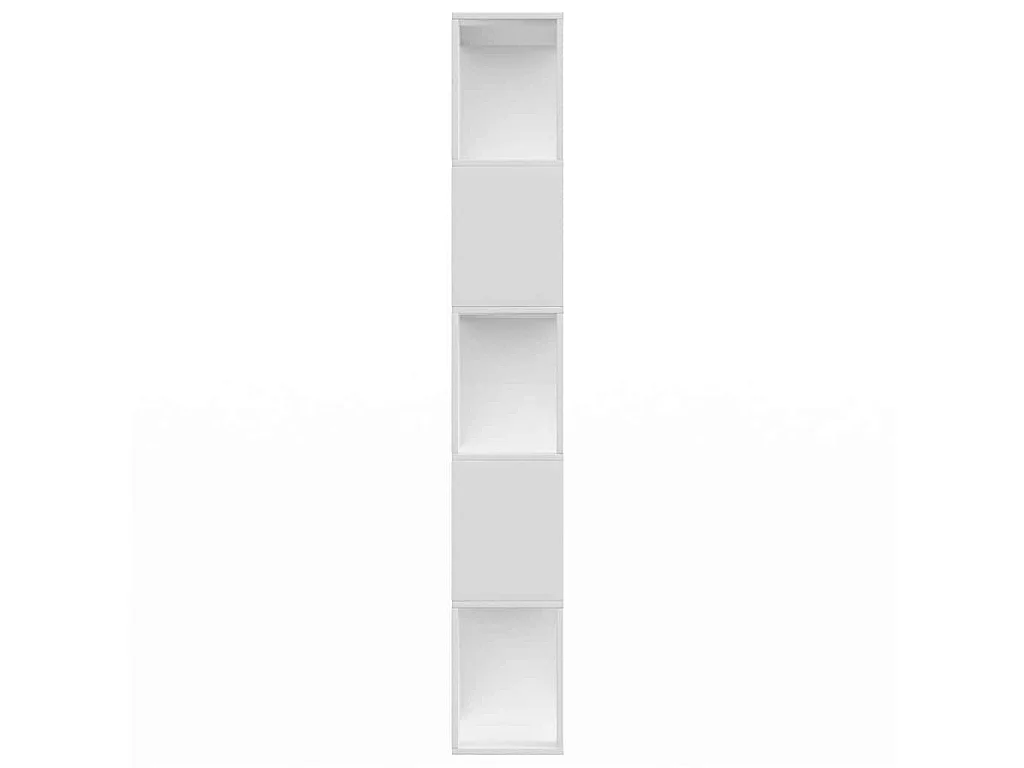 Bücherregal/Raumteiler Weiß 80x24x159 cm Holzwerkstoff