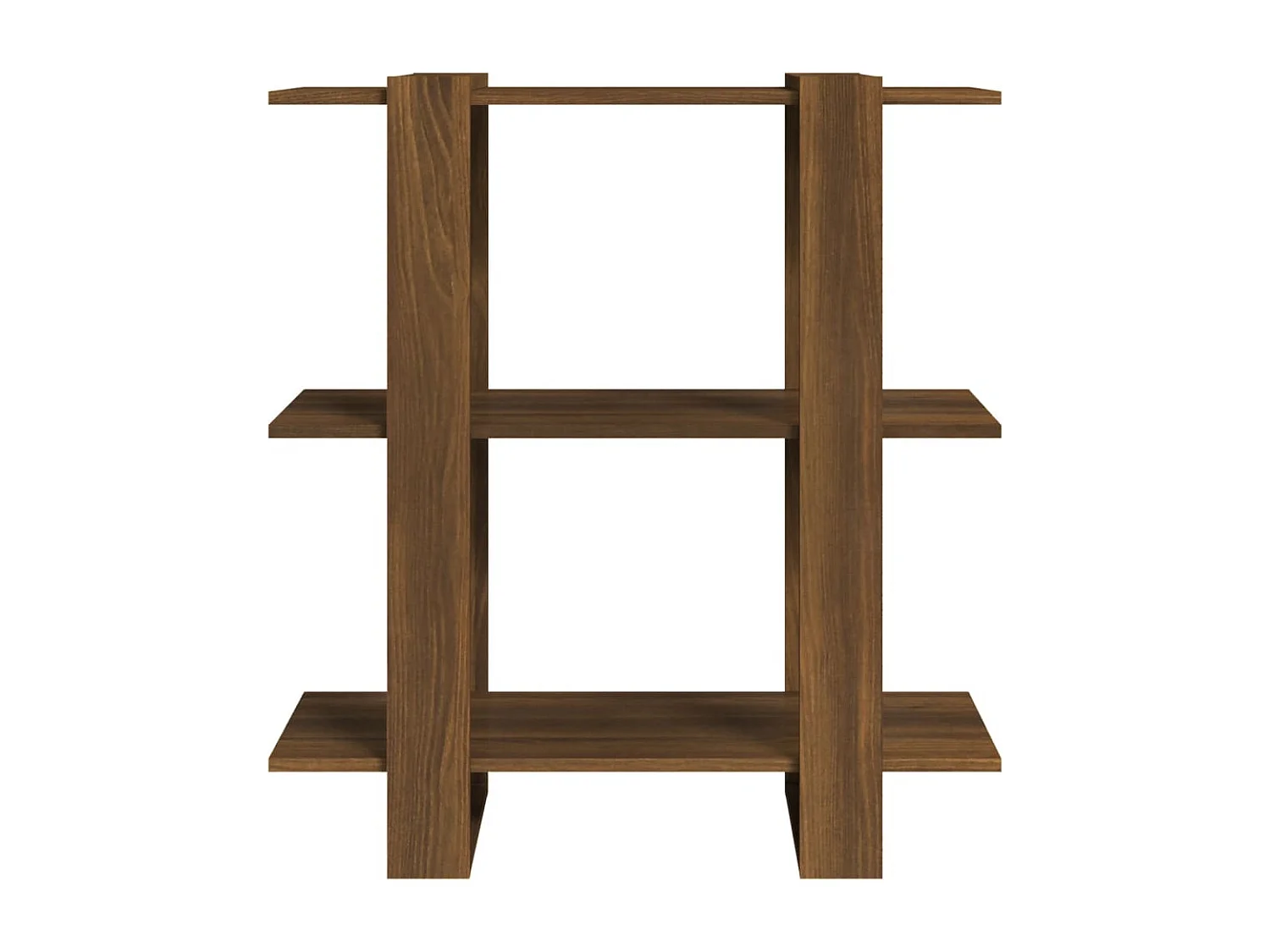 Estante/divisória 80x30x87 cm cor carvalho castanho