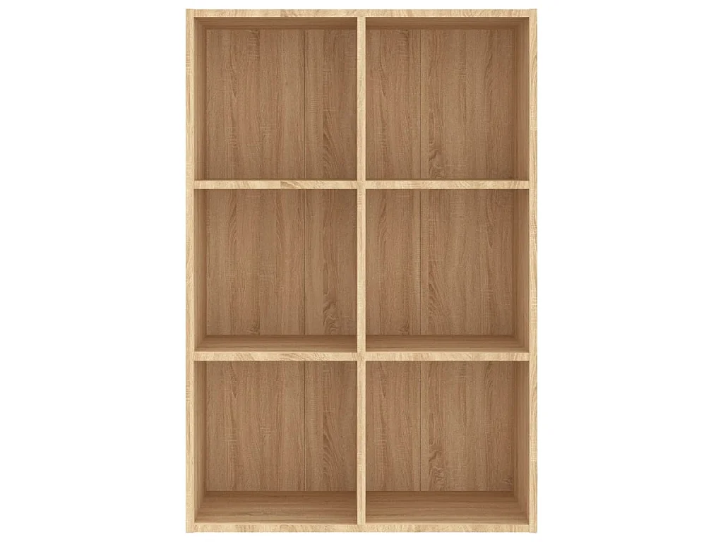 Bibliothèque/Buffet chêne sonoma 66x30x98 cm bois d'ingénierie
