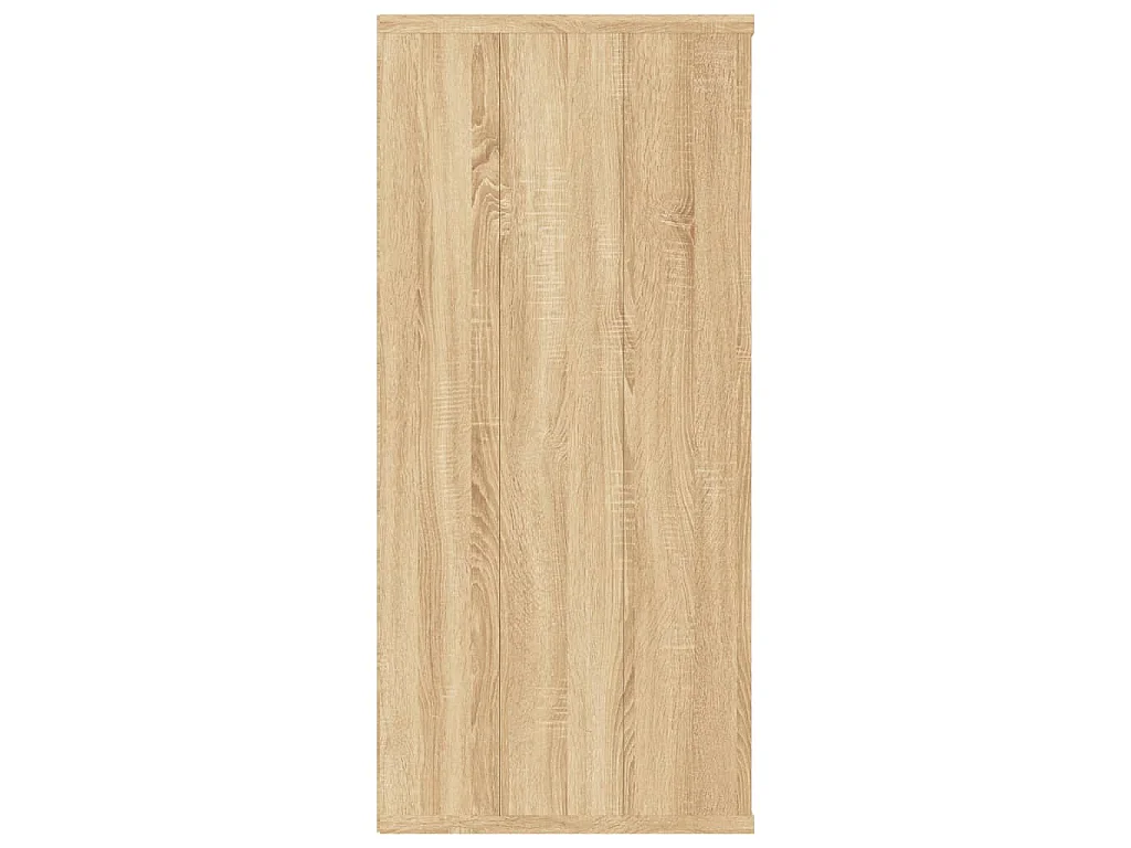 Bibliothèque/Buffet chêne sonoma 66x30x98 cm bois d'ingénierie