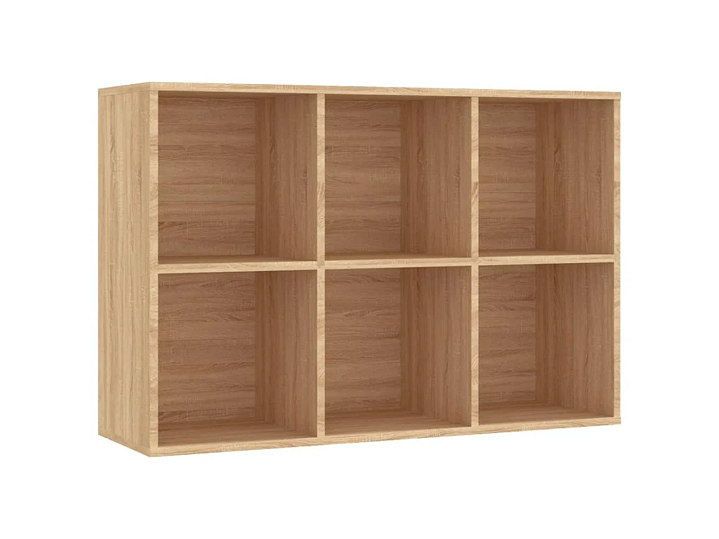 Bibliothèque/Buffet chêne sonoma 66x30x98 cm bois d'ingénierie