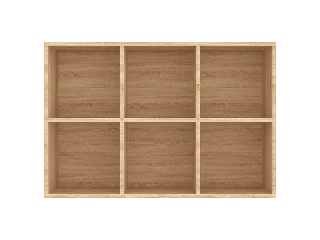 Bibliothèque/Buffet chêne sonoma 66x30x98 cm bois d'ingénierie