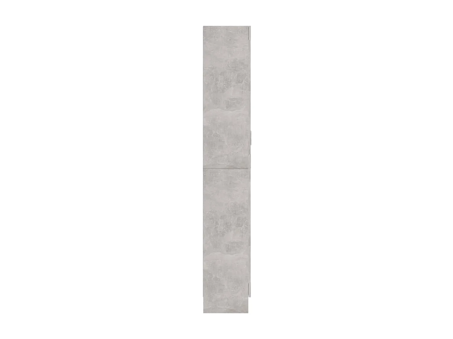 Armadietto Vetrina Grigio Cemento 82,5x30,5x185,5cm Multistrato