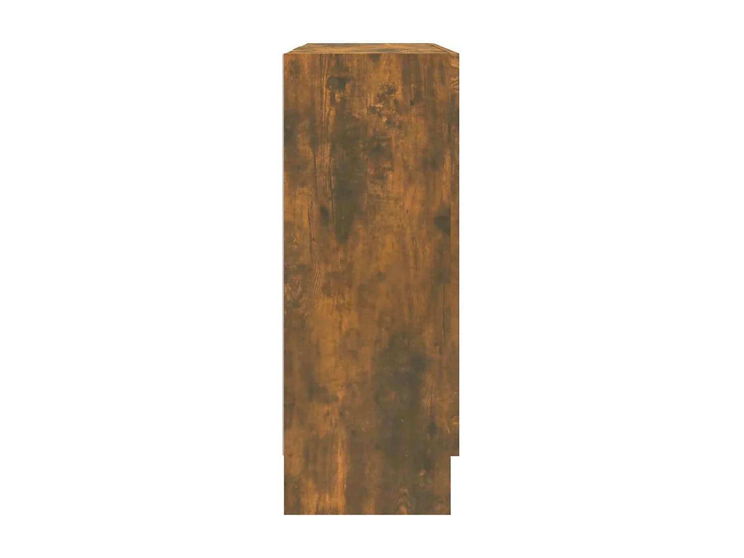 Armoire à vitrine Chêne fumé 82,5x30,5x80 cm Bois d'ingénierie