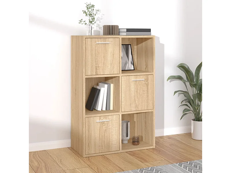 Armadietto Rovere Sonoma 60x29,5x90 cm in Legno Multistrato