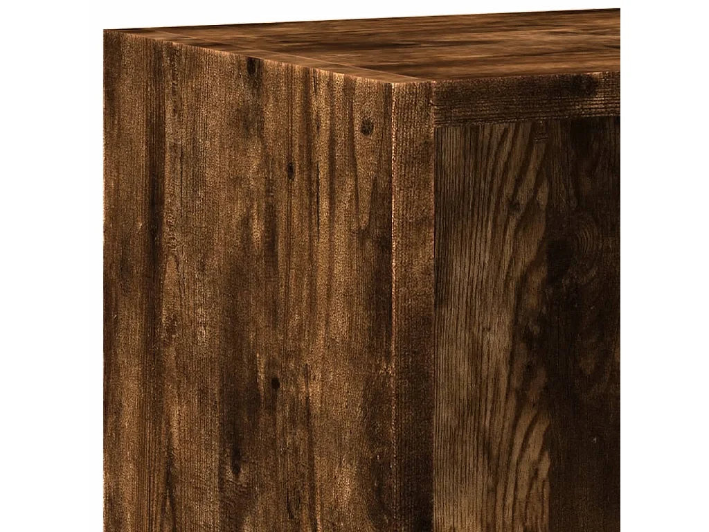 Bibliothèque Chêne fumé 60x24x76 cm Bois d'ingénierie