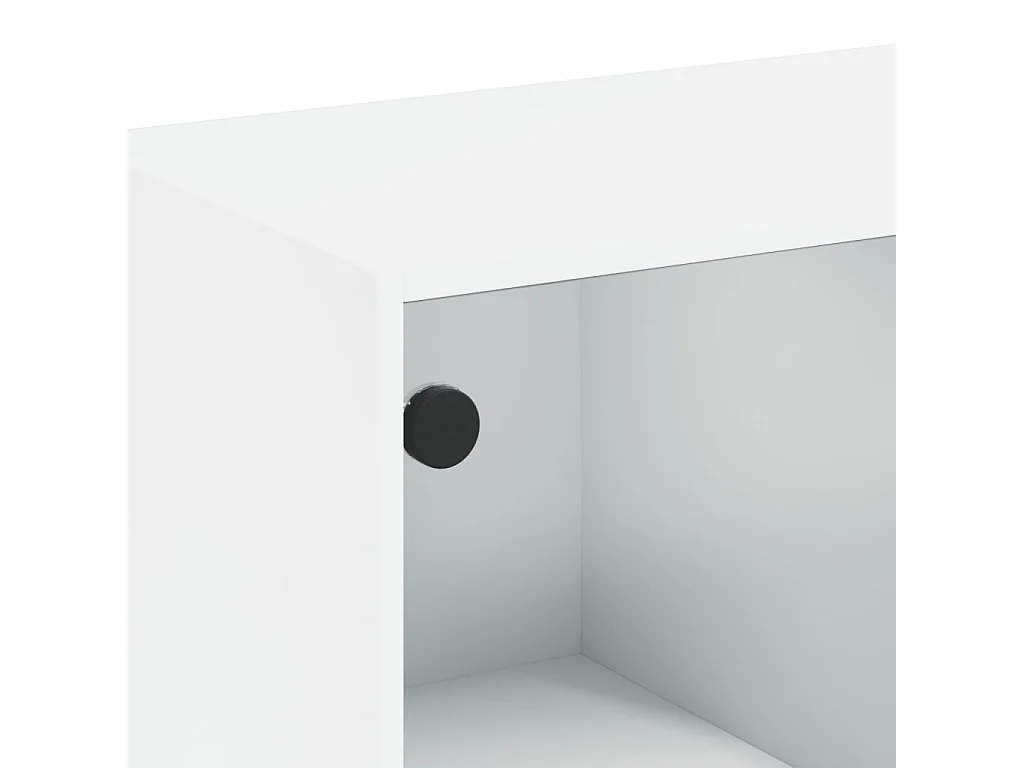 Bücherschrank mit Türen Weiß 136x37x142 cm Holzwerkstoff