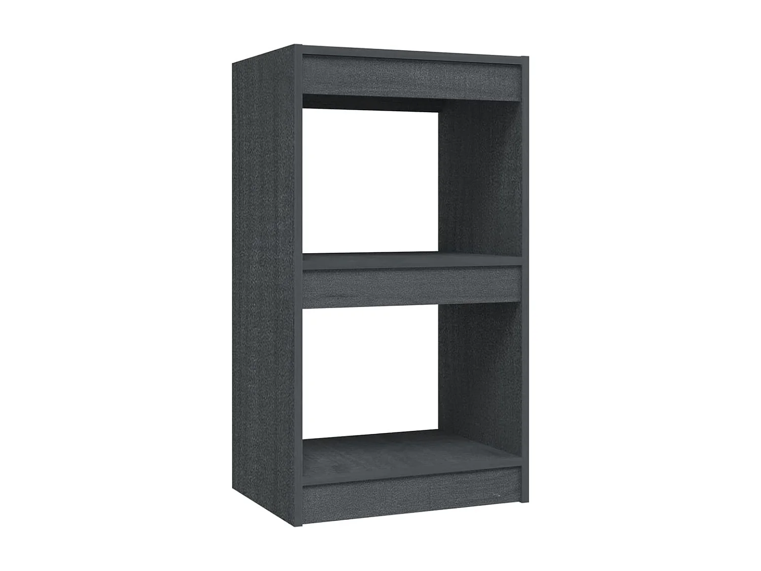 Bibliothèque Gris 40x30x71,5 cm Bois de pin massif