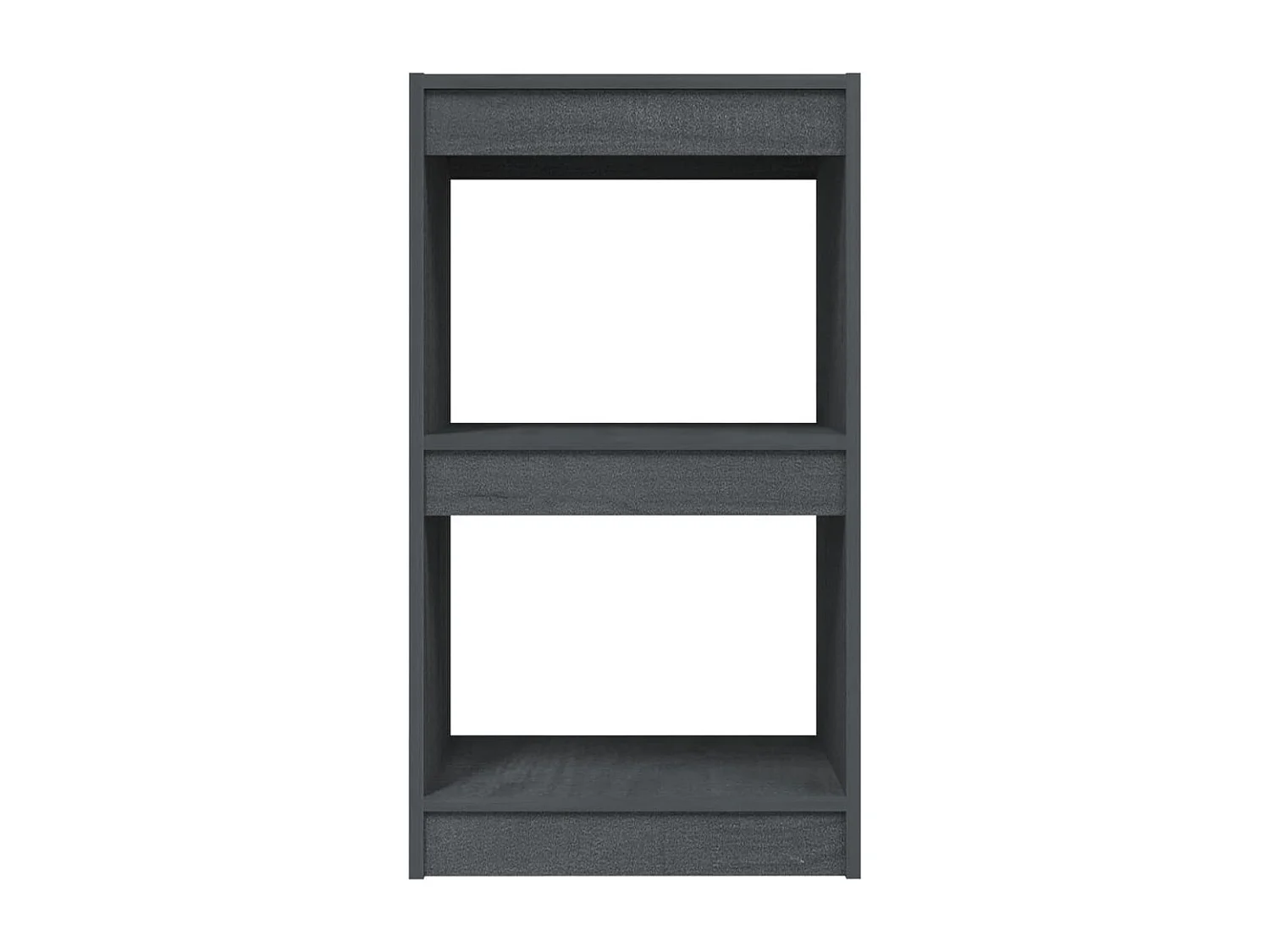 Bibliothèque Gris 40x30x71,5 cm Bois de pin massif