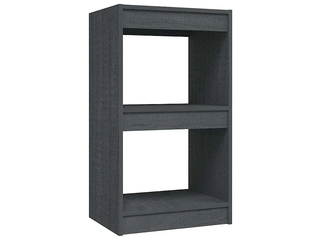 Bibliothèque Gris 40x30x71,5 cm Bois de pin massif