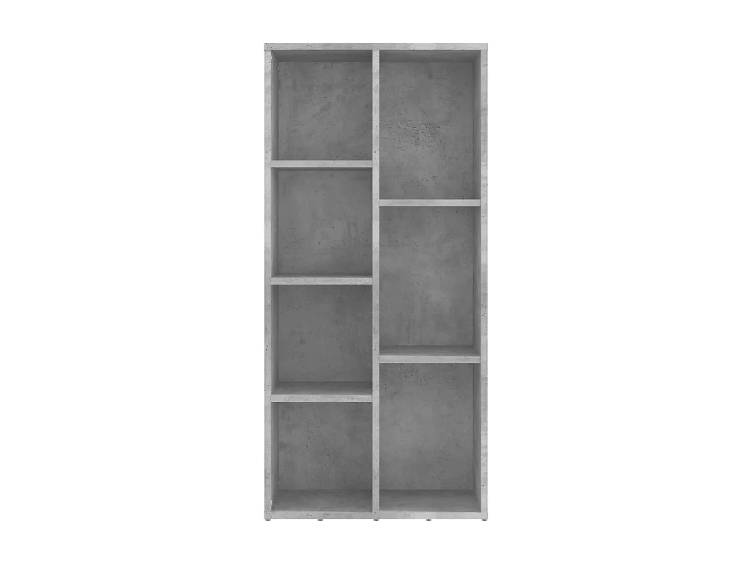 Bibliothèque Gris béton 50x25x106 cm Bois d’ingénierie