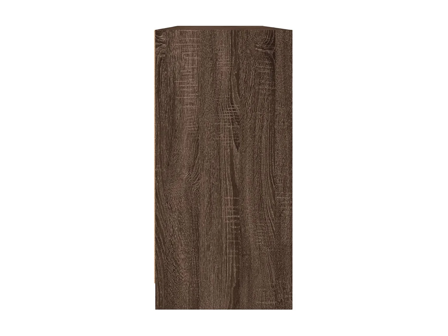 Boekenkast met deuren 204x37x75 cm hout bruin eikenkleur