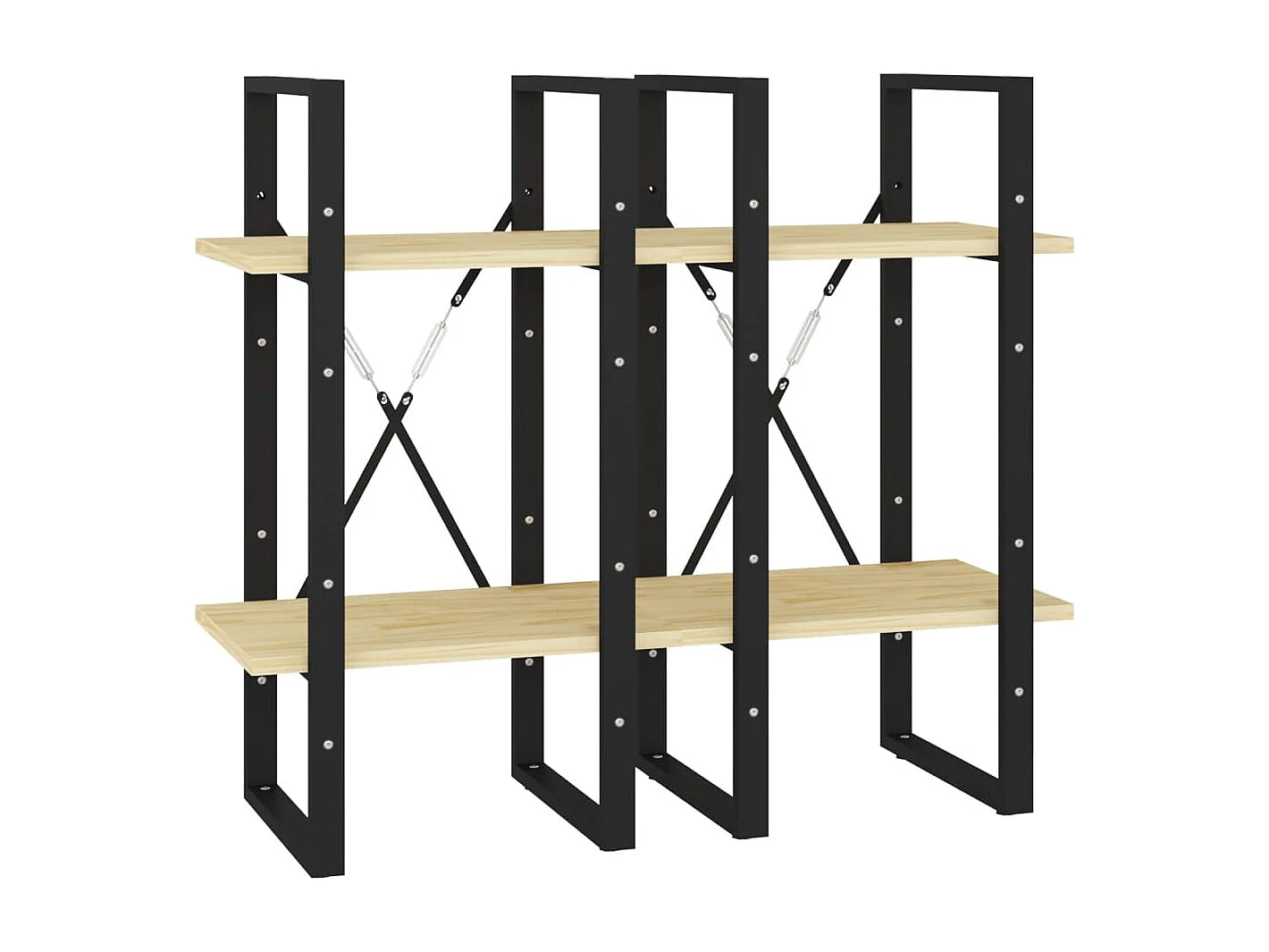 Bibliothèque à 4 niveaux 40x30x140 cm Bois de pin massif