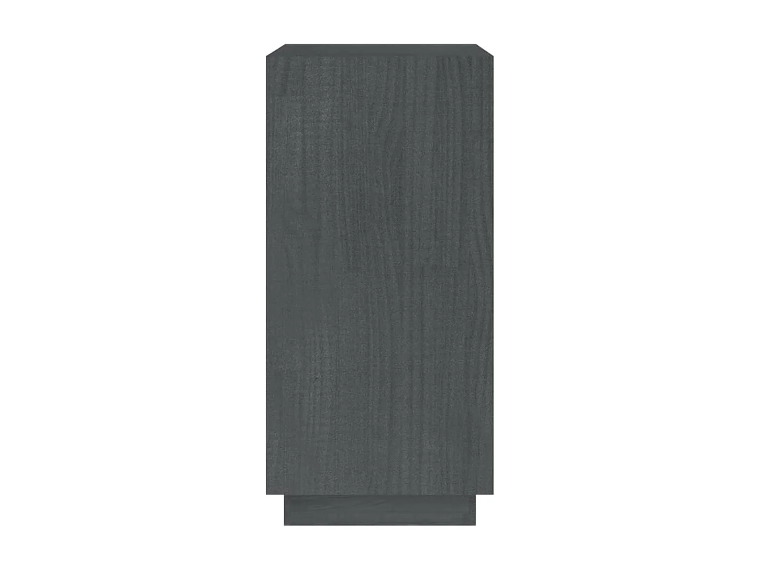 Bibliothèque Gris 40x35x71 cm Bois de pin massif